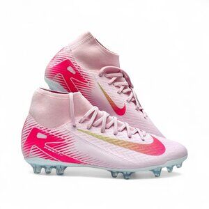 Nike Mercurial NBY Academy Soccer Cleats Custom Foxtrot HF2822 Pink Size 6.5 New